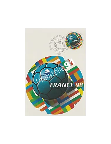 Timbre de France - Carte Maximum - FOOTBALL