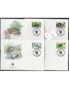 Lettre 1er jour - Lot d'enveloppes FDC - Slovenie - WWF