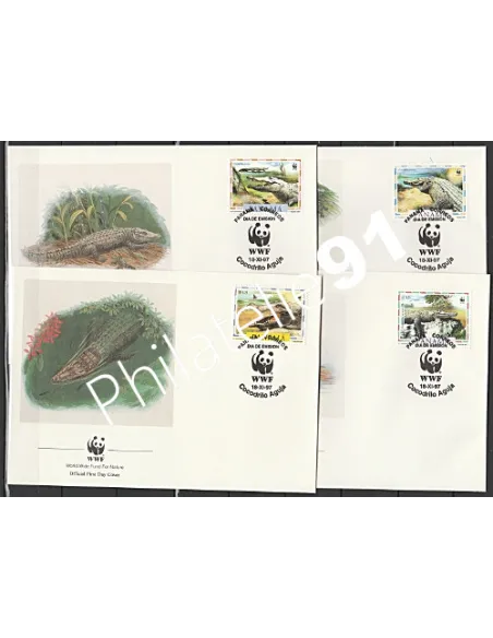 Lettre 1er jour - Lot d'enveloppes FDC - Panama - WWF