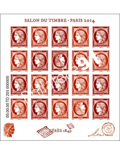 Feuille n° F4871 - Bloc Cérès 2014 - Collection Timbres France