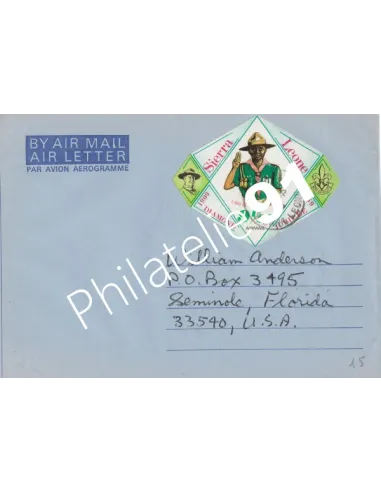 SIERRA LEONE - Aérogramme - Scouts -(210325-21)