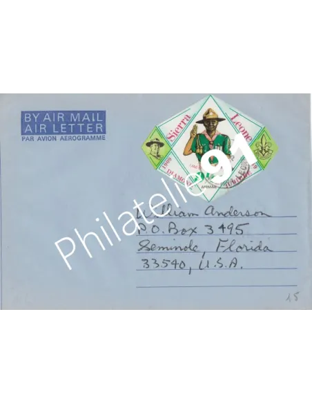 SIERRA LEONE - Aérogramme - Scouts -(210325-21)