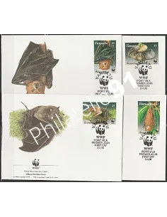Lettre 1er jour - Lot d'enveloppes FDC - Vanuatu - WWF
