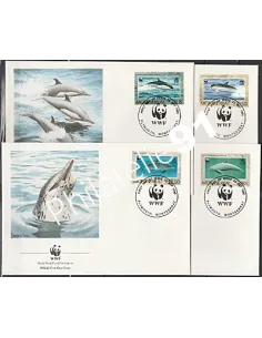 Lettre 1er jour - Lot d'enveloppes FDC - Montserra - WWF