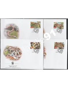 Lettre 1er jour - Lot d'enveloppes FDC - Ukraine - WWF