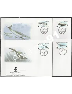 Lettre 1er jour - Lot d'enveloppes FDC - Afrique du sud - WWF