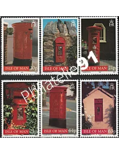 ILE DE MAN - n° 830 à 835** - Boîtes aux lettres