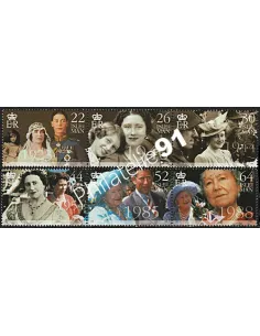 ILE DE MAN - n° 8925 à 897 - Hommage à S.A.R. la Reine Mère Elizabeth.
