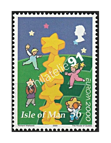 ILE DE MAN n° 933, Europa 2000, timbres europe