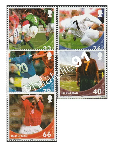 ILE DE MAN n° 1011-1016 - Coupe du Monde de football - Timbres Europe