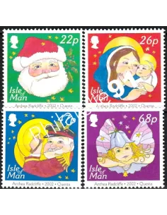 ILE DE MAN - n° 1054 à 1057 - Noël