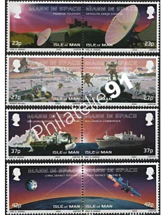 ILE DE MAN - n° 1059 à 1966 - Industries spatiales de l'Ile de Man