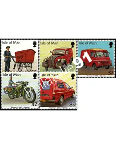 ILE DE MAN - n° 1069 à 1973 - Véhicules postaux d'hier et d'aujourd'hui
