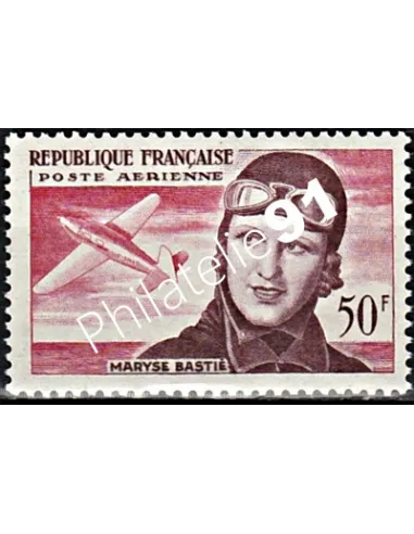 Timbre de France n° 34 - Poste Aérienne - Maryse Bastié