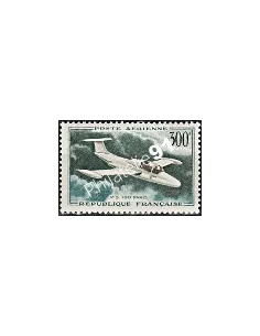 Timbre de France n° 34 - Poste Aérienne - avion M.S. 760 Paris