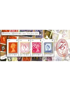 Timbres d'ILE DE MAN - BF n° 46. Histoire postale. S.M. la Reine Elizabeth II - Collection timbres europe