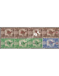 Timbres de NOUVELLE CALEDONIE n°  249 à 256, Série de Londres, colonies
