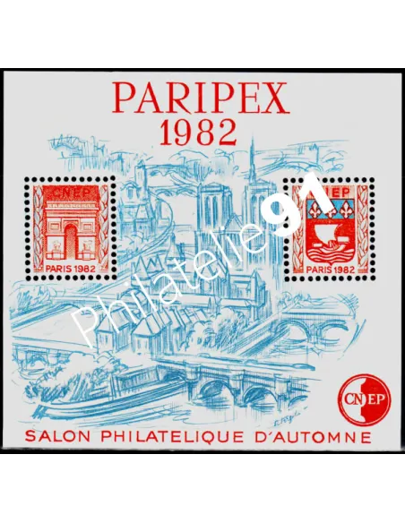 Bloc C.N.E.P. n°   3 "PARIPEX" - collection timbres France