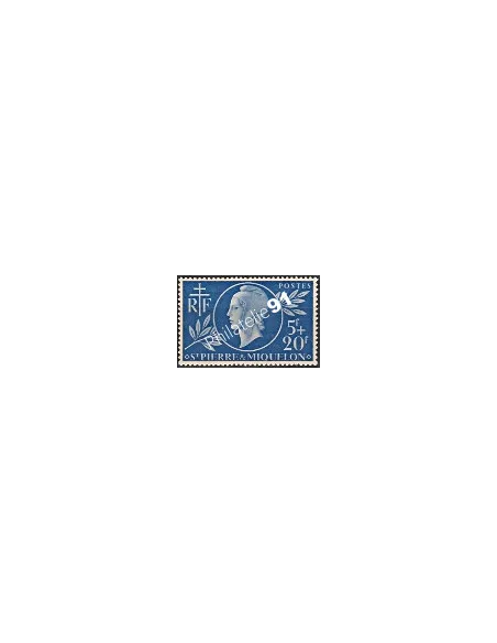 Timbre de St-Pierre-et-Miquelon n° 314. Entraide française , colonies