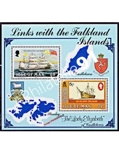 ILE DE MAN - BF n°    7 ** - Liens avec les îles Falkland