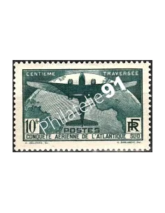 Timbre de France n° 321 - Avions postaux français, collection timbres de France