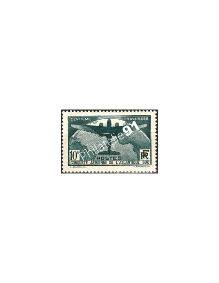 Timbre de France n° 321 - Avions postaux français, collection timbres de France
