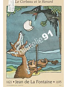 Entier Postal - Fables de La Fontaine.entier postal de France