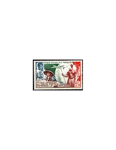 Timbre d'A.O.F., Poste Aérienne n° 15, timbres des colonies