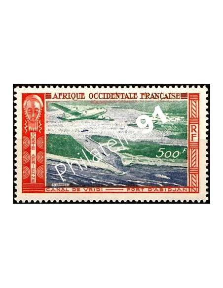 Timbre d'A.O.F. Poste Aérienne n° 16, timbres colonies françaises