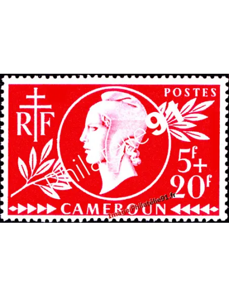 Timbre de CAMEROUN n° 265, Entraide française, timbres des colonies