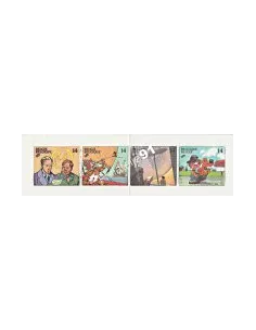 Carnet de BELGIQUE n° 2428 - Personnages de bandes dessinées