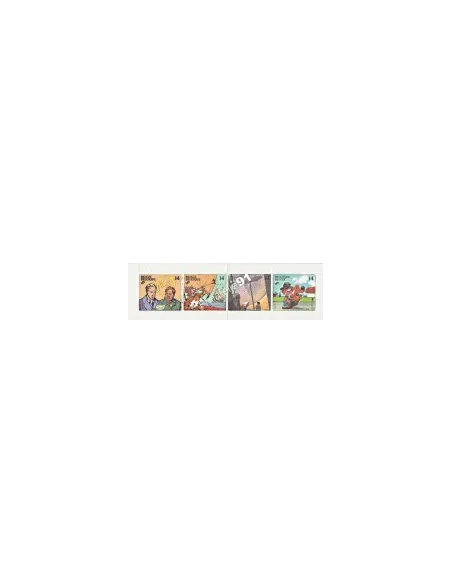 Carnet de BELGIQUE n° 2428 - Personnages de bandes dessinées