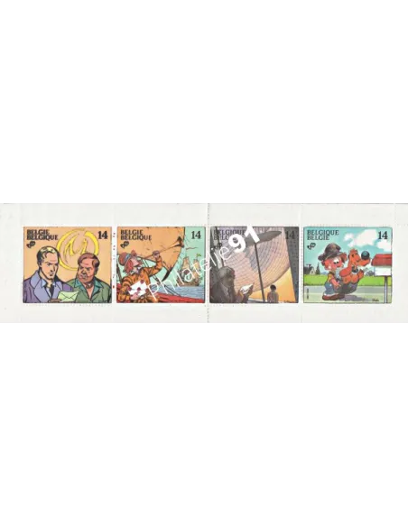 Carnet de BELGIQUE n° 2428 - Personnages de bandes dessinées