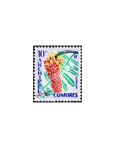 Timbre des COMORES n° 16, Flore, timbre des colonies françaises