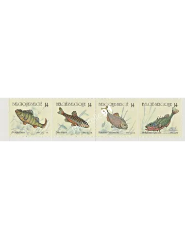 Timbres de BELGIQUE - Carnet n° 2383 - Poissons d'eau douce