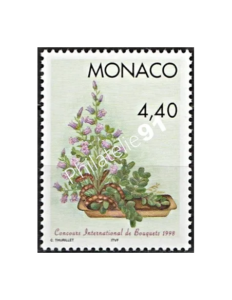 MONACO n° 2138 – 31e Concours international de bouquets - Timbre monaco