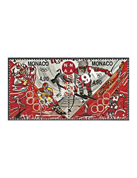 MONACO n° 2142 à 2143  - J-O de Nagano