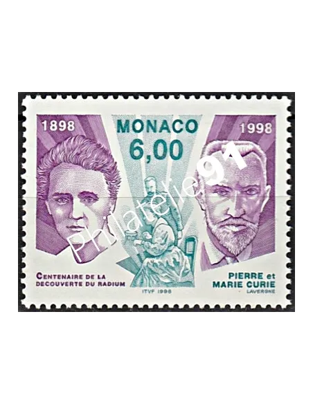 MONACO n° 2151  - Pierre et Marie Curie