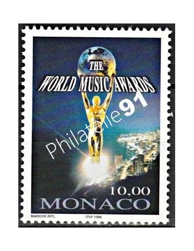 MONACO n° 2158  - World Music Award