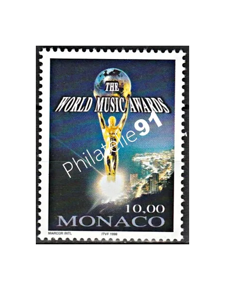 MONACO n° 2158  - World Music Award