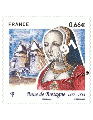 Timbre de France n° 4834, Anne de Bretagne - Collection timbres France