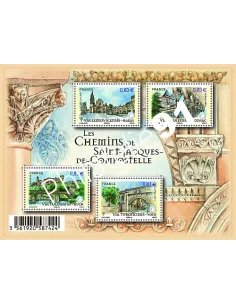F4838 - chemins St-Jacques de Compostelle - Collection timbres France