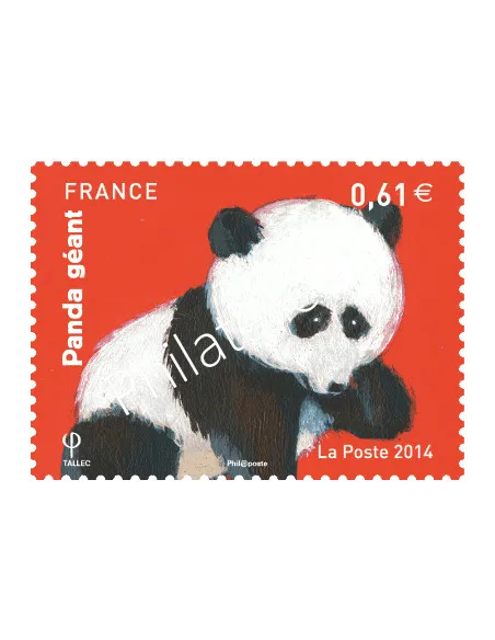 n° 4843 - panda géant - Série Nature - collection timbres France