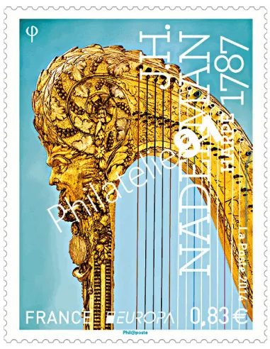n° 4860 Timbre EUROPA 2014 - instruments de musique nationaux - collection timbres France