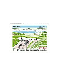 n° 4861 - 20 ans du tunnel sous la Manche - collection timbres France