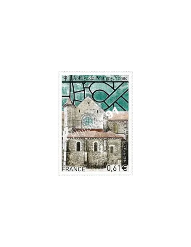 n° 4864 - Timbre Abbaye de Pontigny, Yonne - collection timbres France