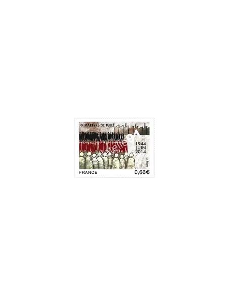 n° 4865 - Timbre Martyrs de Tulle - collection timbres France