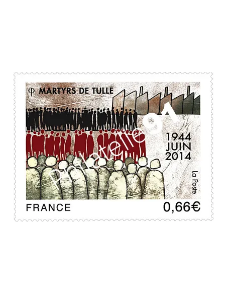 n° 4865 - Timbre Martyrs de Tulle - collection timbres France