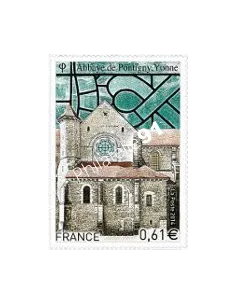 n° 4864 - Timbre Abbaye de Pontigny, Yonne - collection timbres France
