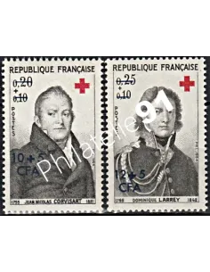 Timbres CFA n° 362 à 363 ** Croix-Rouge - Timbres de Reunion